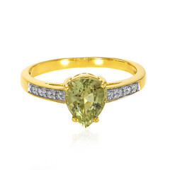 Bague en or et Tourmaline Paraïba du Nigeria