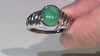 Bague en argent et Malachite
