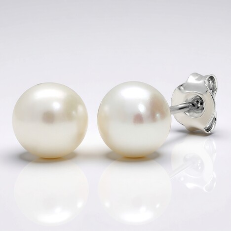 Orecchini in argento con Perla di Acqua Dolce