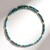 Collana rigida in acciaio con Magnesite Blu (Riya)