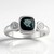 Anello in argento con Topazio Blu Londra (Pallanova)