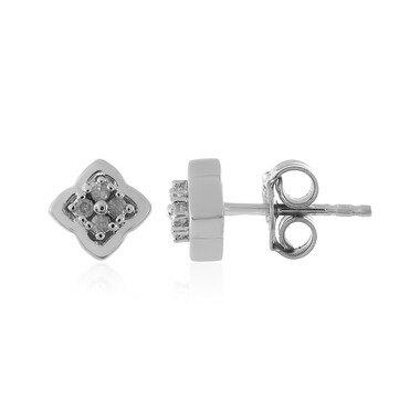 I1 (I) Diamant-Silberohrringe