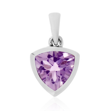 Ciondolo in argento con Ametista Rose de France