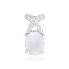 Zilveren hanger met een Australische opaal