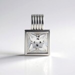 Ciondolo in argento con Topazio Bianco