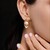 Pendientes en plata con Perla durazno Freshwater (TPC)