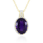 Collar en plata con Amatista (Gems en Vogue)