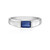 Anillo en plata con Cianita de Nepal