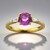 Anello in oro con Zaffiro Rosa (CIRARI)