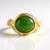 Anello in argento con Giada Canadese