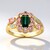 Anello in oro con Indicolite