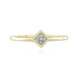 Gouden ring met SI2 (H) Diamanten