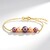 Bracciale in argento con Perla Ming Porpora (TPC)