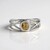 Anello in argento con Zircone Giallo