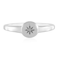 Bague en argent et Diamant I2 (I)