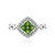 Russian Diopside Silver Ring