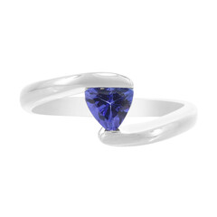 Gouden ring met een AAA tanzaniet (CIRARI)