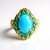Anello in argento con Turchese Sleeping Beauty (Gems en Vogue)