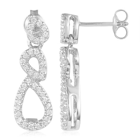 Boucles d'oreilles en argent et Zircon