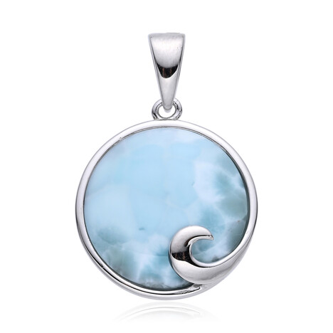 Larimar-Silberanhänger