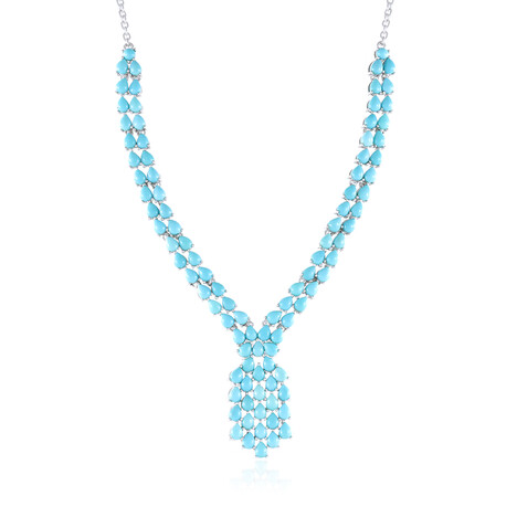 Sleeping Beauty-Türkis-Silbercollier (Faszination Türkis)