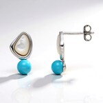 Orecchini in argento con Madreperla