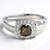 Bague en argent et Quartz fumé