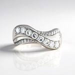 Anello in argento con Diamante I2 (H) (de Melo)