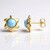 Boucles d'oreilles en argent et Larimar