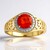 Anello in oro con Opale di Fuoco Messicano AAA