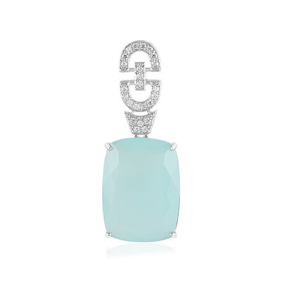 Ciondolo in oro con Opale Paraiba (AMAYANI)