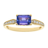 AAA-Tansanit-Goldring (CIRARI)