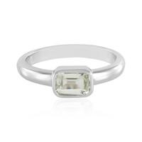 Anello in argento con Ametista Verde