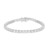 White Topaz Silver Bracelet (Adela Silber)