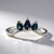 Anello in oro con Zaffiro Ceylon Blu (CIRARI)