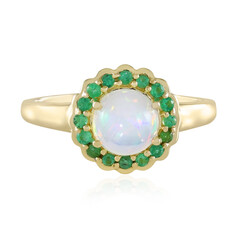 Anillo en oro con Ópalo Welo AAA (de Melo)