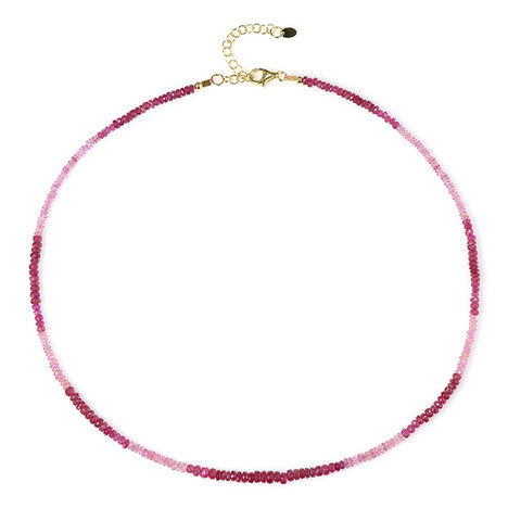 Edelstein-Silberhalskette