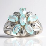Anello in argento con Ambligonite