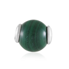 Ciondolo in argento con Malachite