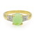 Zilveren ring met een keizerlijk chrysopraas