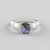 Anello in argento con Labradorite Blu Maniry (KM by Juwelo)
