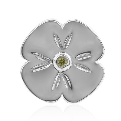 Colgante en plata con Zafiro amarillo (Annette)