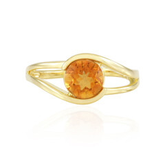Anello in argento con Quarzo Arancione