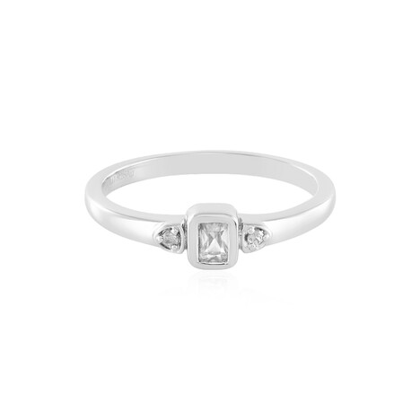 Anello in argento con Zircone