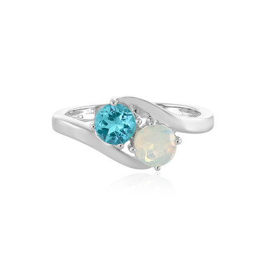 Anello in argento con Opale di Welo