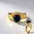 Anello in argento con Opale Blu