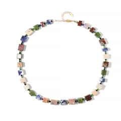 Zilveren halsketting met Outback jaspisstenen