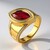 Anello in argento con Rubino del Madagascar (de Melo)