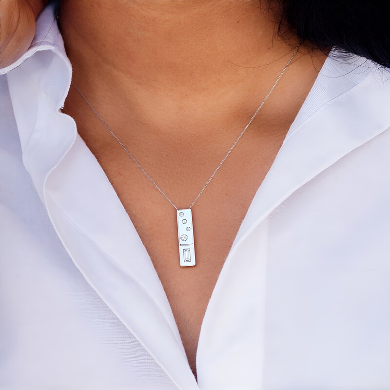 Pendentif en or et Diamant IF (D) (Annette)