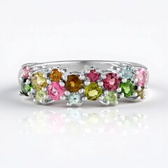 Anello in argento con Tormalina